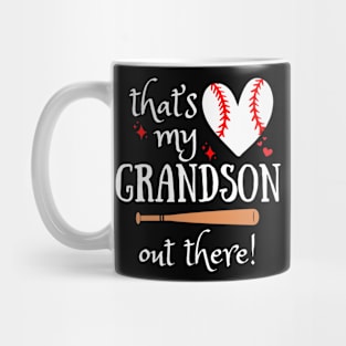 Baseball Grandma: That's My Grandson Sport Lover Mug